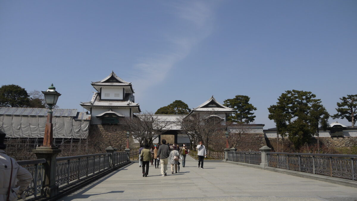 会場になる金沢城公園(石川県金沢市)