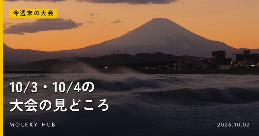 夕暮れの茅ヶ崎の海と富士山
