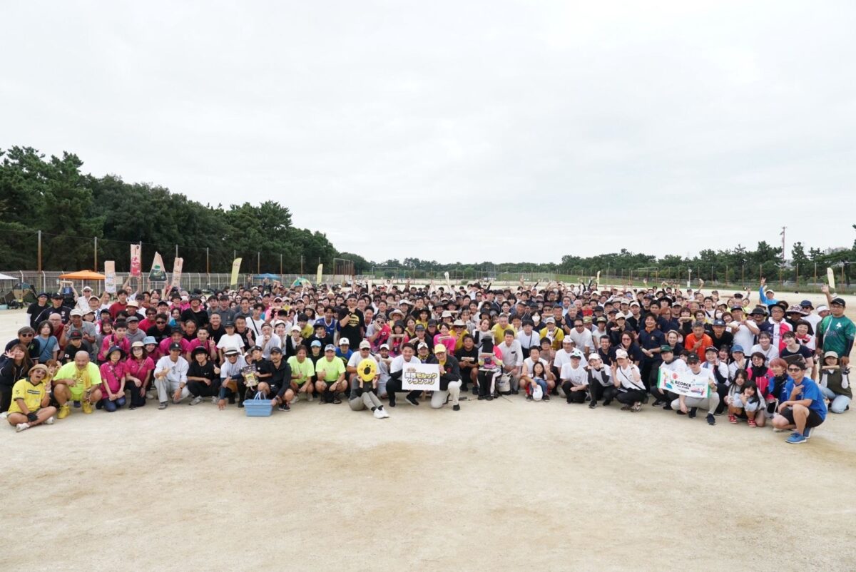 第2回関西モルックグランプリ 開会式直後の集合写真