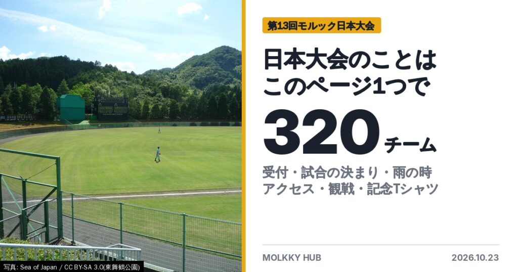 舞鶴の東舞鶴公園と、日本大会のページの案内