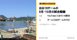 2025年の決勝の2チームがそろって舞鶴へ｜モルック日本大会、過去の決勝と試合を動画での写真